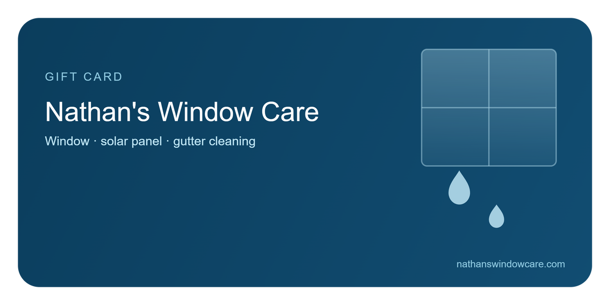 Nathan's Window Care Gift Cards