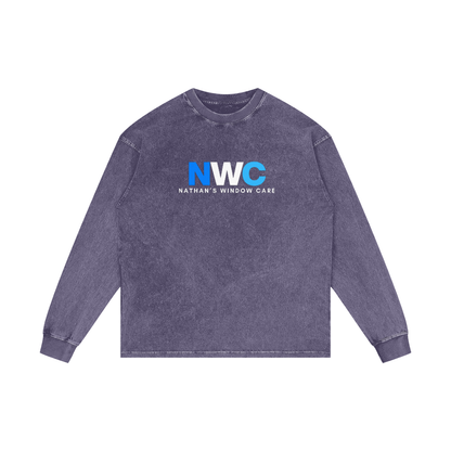 Acid Wash Oversize Long Sleeve T-Shirt