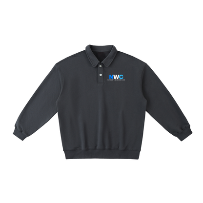 Heavyweight Polo-Collar Sweatshirt