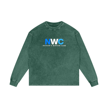 Acid Wash Oversize Long Sleeve T-Shirt