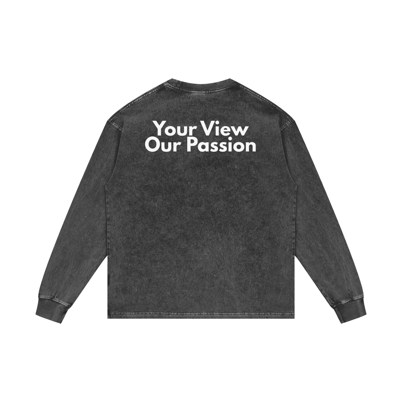 Acid Wash Oversize Long Sleeve T-Shirt
