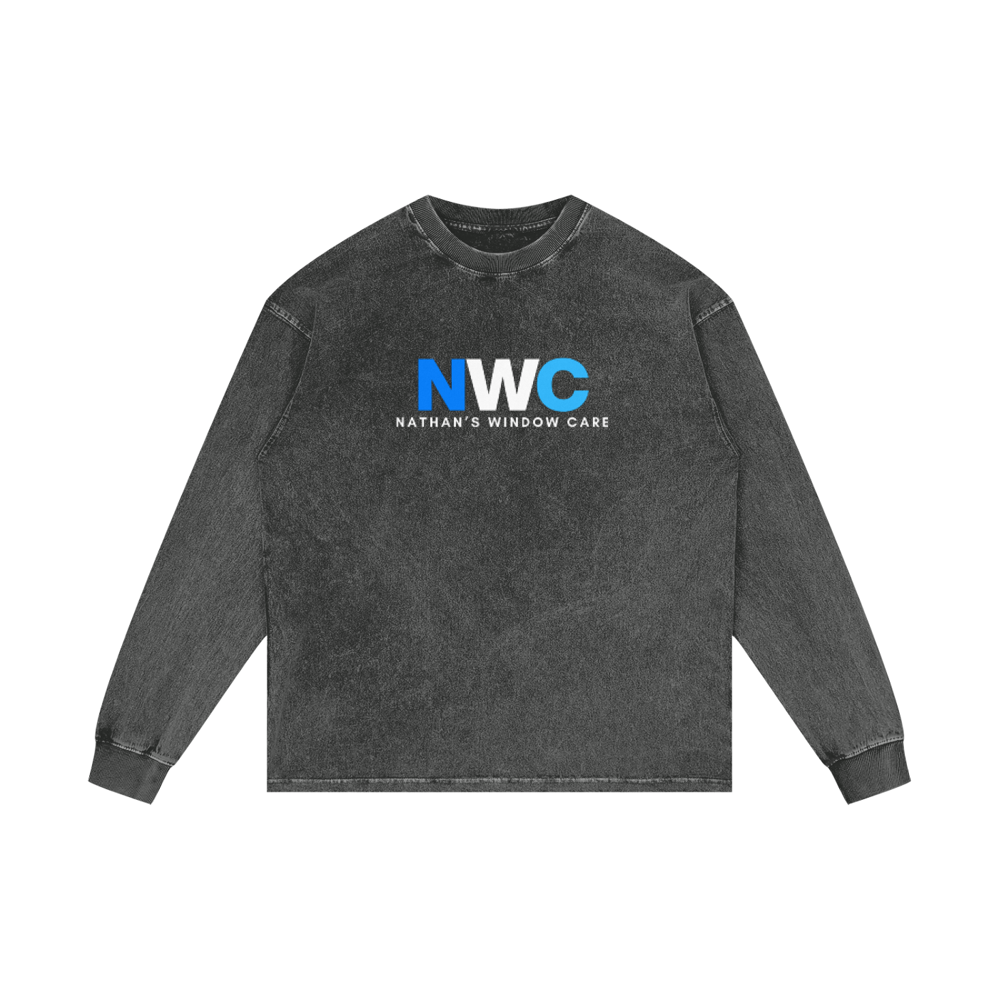 Acid Wash Oversize Long Sleeve T-Shirt